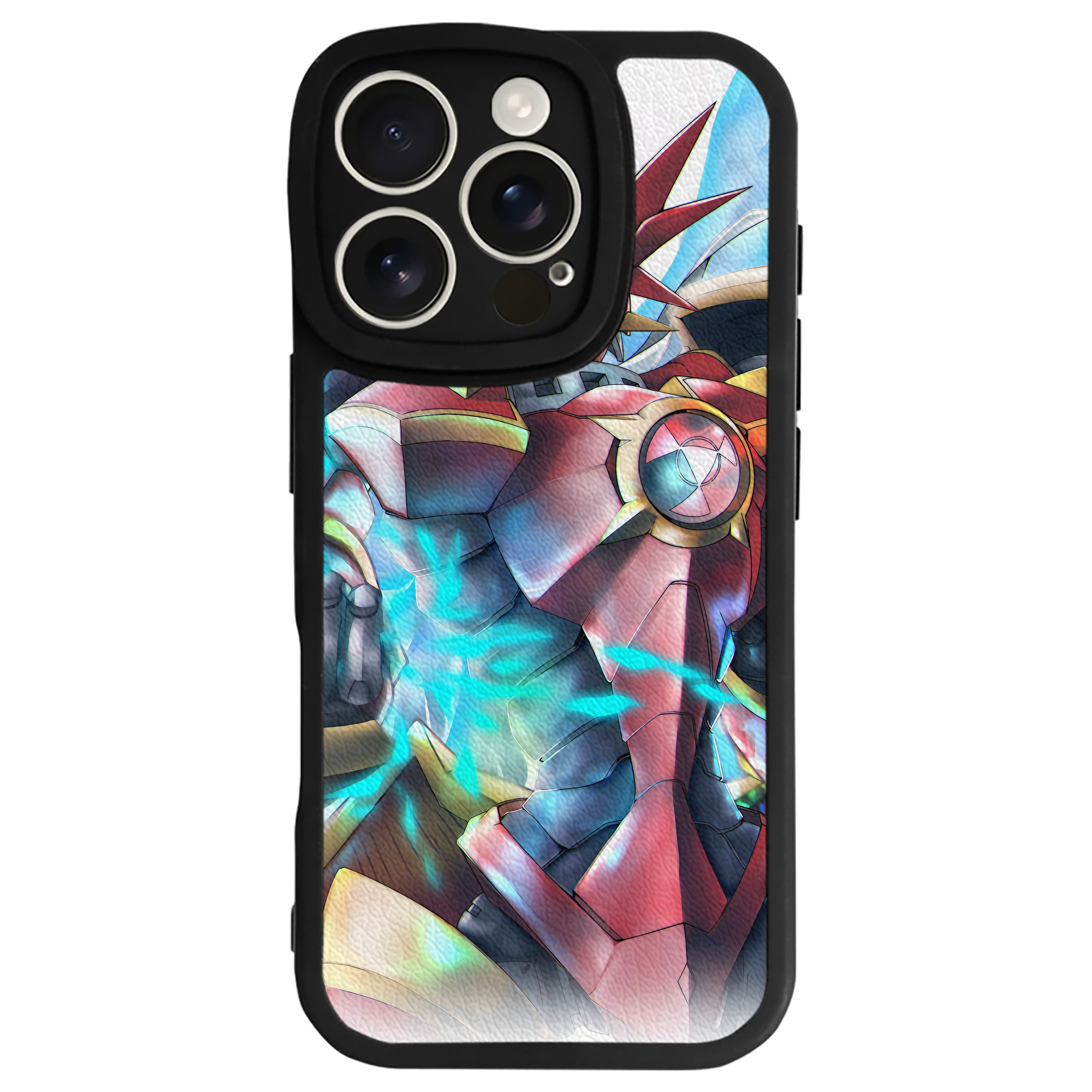 （画像用） Digimon デジタルモンスター/デジモン 【iPhone 16シリーズ対応】シリコンスマホケース（レザー調） 材質：シリコン